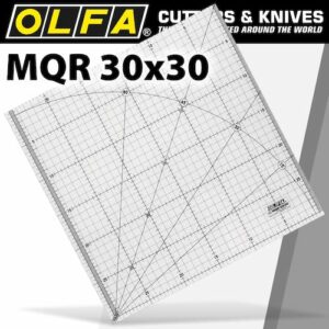Metric quilt ruler 30cm x 30cm - metric grid(RUL MQR-30X30)