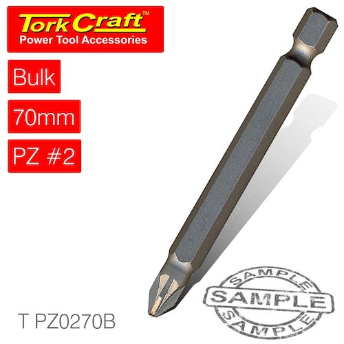 Pozi.2 x 70mm power bit bulk(T PZ0270B)