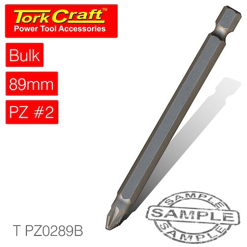 Pozi.2 x 89mm power bit bulk(T PZ0289B)