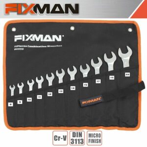 Fixman 11pcs combination spanner set 8-9-10-11-12-13-14-15-17-19-22(FIX B0908)