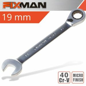 Fixman reversible combination ratcheting wrench 19mm(FIX B1212)