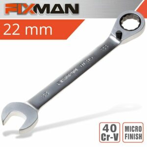 Fixman reversible combination ratcheting wrench 22mm(FIX B1215)