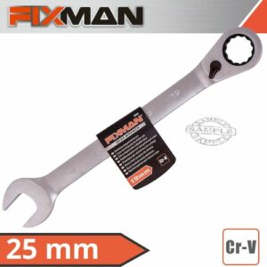Fixman reversible combination ratcheting wrench 25mm(FIX B1218)