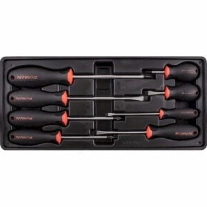Fixman tray 8 piece slotted and phillips screwdrivers(FIX F1BT24)