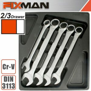 Fixman tray 5 piece combination spanners 24-32mm(FIX F1BT55)