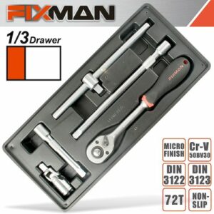 Fixman 5-pc 1/2' dr.accessories(FIX F1BT75)