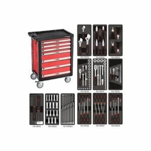 Fixman 7 drawer roller cabinet on castors with 130pc of stock(FIX F1RP7-1)