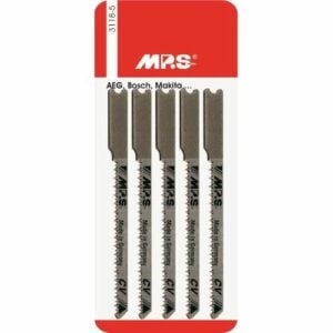 Jigsaw blade alum./plas. 100mm 8tpi t-sh t127d(MPS3118-5)