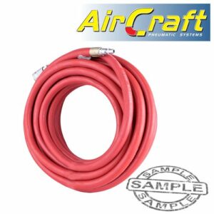 Rubber hose kit 8mmx10m red w/aro coupler(RHC0810-2R)
