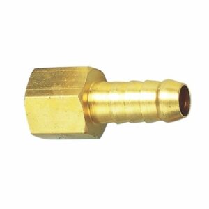 Hose tail connector brass 1/4f x 6mm(SBF1257)