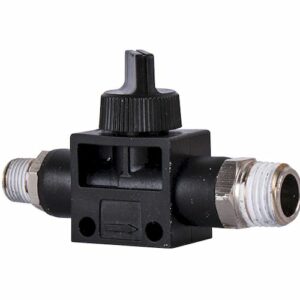 Pu hose fitting valve 1/8'm x 1/4'm(SG HVSS02-01)
