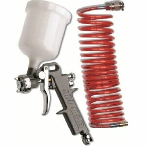 Grav feed spray gun 1.5mm nozzle with 5m spiral hose(SG KIT01)