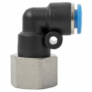 Pu hose fitting elbow 6mm-1/4 f(SPLF06-02)