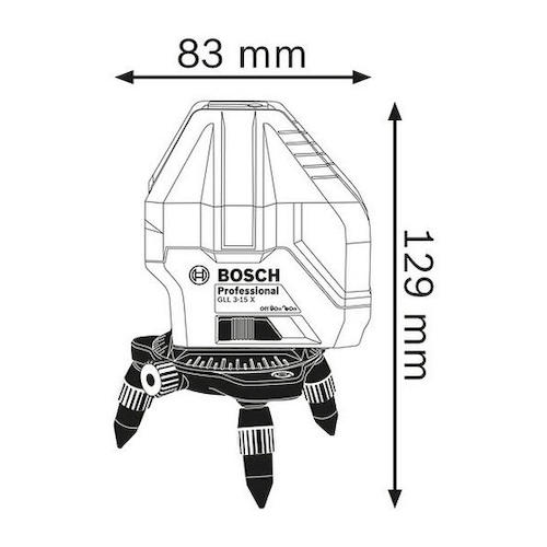 Bosch GLL 3 15 X Line Laser DISCONTINUED Tools4Builders