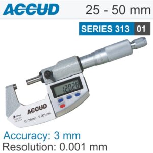 Digital outside micrometer ip65 25-50mm