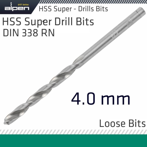 Hss super drill bit 4.0 mm loose