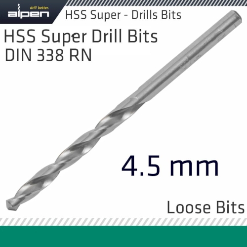 Hss super drill bit 4.5 mm loose