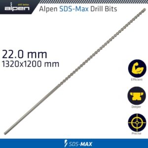 Sds max drill bit 22mm 1320 1200mm