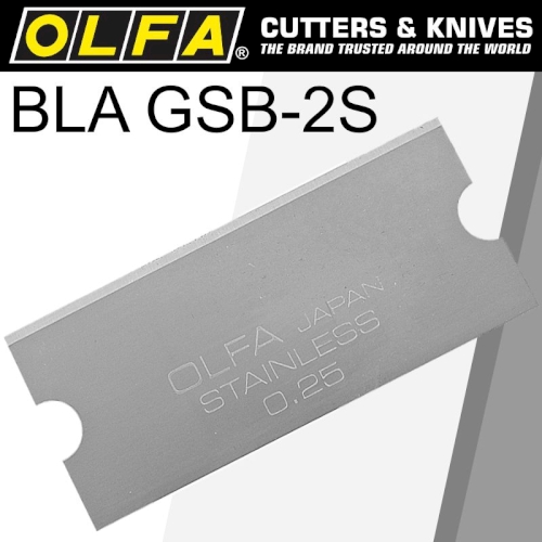 Stainless steel blade for gsr2 x6 per pack