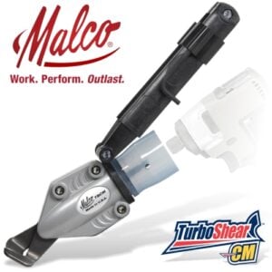 Malco Turbo Shear for Corrugated Metal Cutting (0.31 - 0.61mm Mild Steel) (MALTSCMLA)