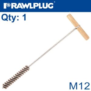 Manual wire bottle brushes m12 wooden handle(RAW R-BRUSH-M12-M)