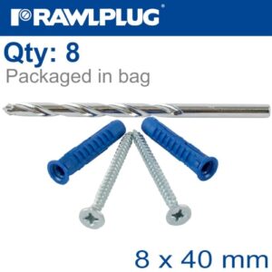 Outside light kit 4all-08x8-5.0x5mm screws with 8mm drill bit(RAW R-PDS-OUTL)