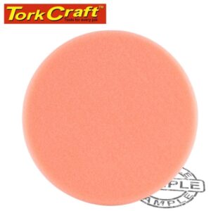Foam pad velcro orange sponge 150mm 6' light compounding
