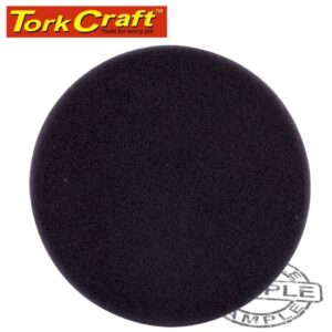 Foam pad velcro black sponge 150mm 6' finishing