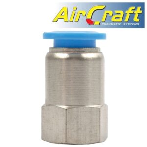 Pu hose fitting straight stud 10mm-1/8 f