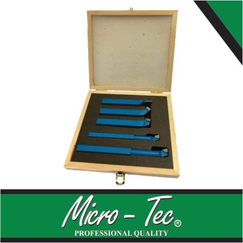 Micro-Tec 5Pcs P25 Carbide Brazen Tip Tool Bit Set | BTS246-001