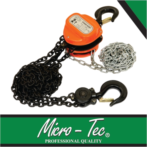 Micro-Tec Chain Hoist 3 T X 3 MT | HT1139-3