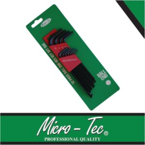 Micro-Tec 12Pcs Allen Key Set 1/16