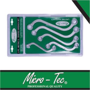 Micro-Tec 5Pcs Wrench S-Shape 10-19mm | I101448