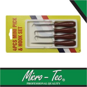 Micro-Tec Pick and Hook Set 4Pcs ST/ST | M004011