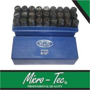 Micro-Tec Punch Set Letter 6mm A-Z | M006010