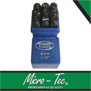 Micro-Tec Punch Set Number 6mm 0-9 | M006009