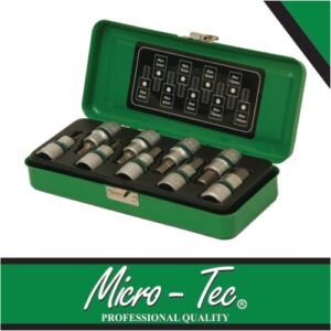 Micro-Tec 9Pcs Sockets 1/2