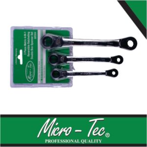 Micro-Tec 3Pcs Wrench 4 In 1 Ratchet | MRW4