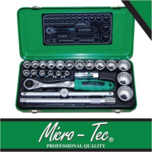 Micro-Tec 24Pcs Sockets 1/2