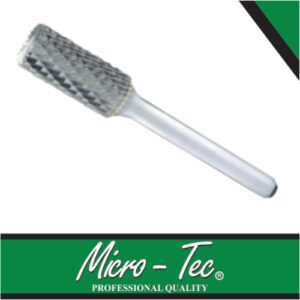 Micro-Tec Carbide Rotary Burr Cylind.L Shape With Top Teeth Head Dia. 12mmx25mm | RB067-D060