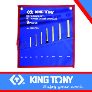 KING TONY PIN PUNCH SET 9PC TETRON BAG | 1009PRN