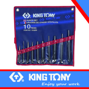 KING TONY PIN PUNCH STARTER PIN CENTRE PUNCH SET 10PC | 1010PR