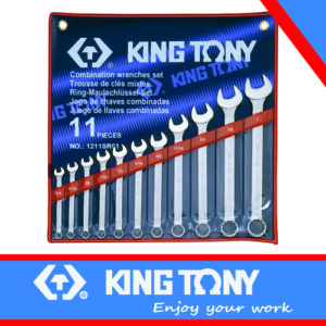 KING TONY COMBINATION WRENCH SET SAE   1/4''   1''   11PC. | 1211SR01