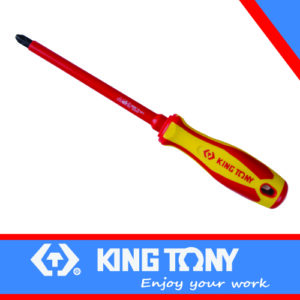 KING TONY SCREWDRIVER ELECTRICAL PHILLIPS #1X100MM VDE | 14710104