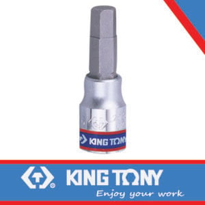 KING TONY SOCKET HEX BIT 1/4