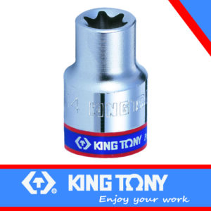 KING TONY SOCKET STANDARD FEMALE TORX 1/4