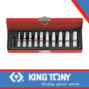 KING TONY SOCKET SET 1/4