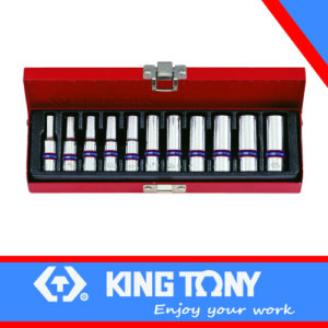 KING TONY SOCKET SET 1/4