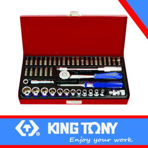 KING TONY METRIC SOCKET SET 1/4