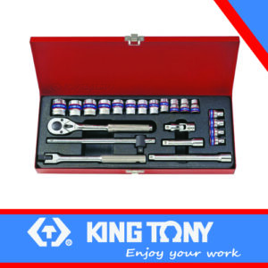 KING TONY SOCKET SET 3/8